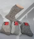 2 Paar superweiche Damen und Herren Schafwoll-Norwegersocken 80 Schurwolle