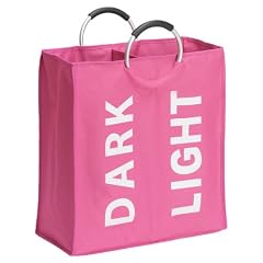 WENKO 3440020100 W�schesammler Lipstick XL - Textilgewebe, 24 x 54 x 52 cm, pink
