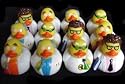 One Dozen (12) Rubber Duck Duckie Ducky MAD SCIENTIST Party Favors