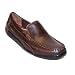 Clarks Mens Shoes Pinnecal Brown Leather Slip-On Loafers 33961