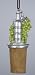 Tuscan Winery Green Grapes Wine Bottle Stopper Christmas Ornament