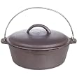 Cajun Cookware Dutch Ovens 2 Quart Cast Iron Dutch Oven