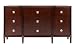 9 Drawer Dresser in Java Finish Mondrian Collection Modus MN0682