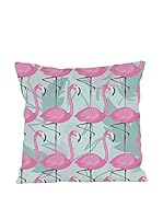 Surdic Cojín Flamingos Pattern