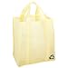 LUGTAN 100pc Re-Useable Green Polypropylene Shopping Bag Set Features Carrying Strap