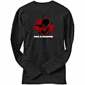 T-Shirt Long Sleeve Dark Green " Peace In Philippines / War Baby " Country