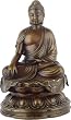 Buddha in Earth Touching Pose Bronze Statue