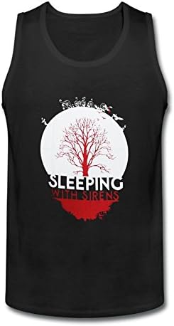 XersM Men's Sleeping With Sirens Logo Tank Top Black S