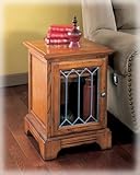 IMAGE OF Drake Estates Narrow End Table by Ashley - Natural Wood (T404-2)