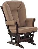 Dutailier Ultramotion Cherry Sleigh Multiposition Glider Rocker, Cocoa