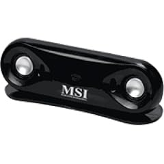 MSI Star Sound Multimedia-Lautsprecher f�r PC USB 2.0 schwarz