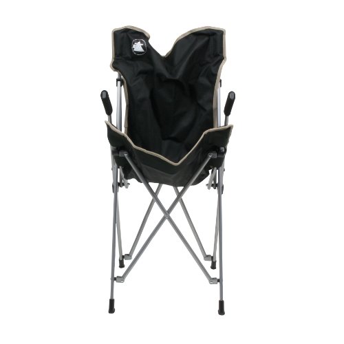 10T slimBOY Fauteuil de camping Noir 62 x 72 x 104 cm