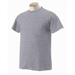 Adult Fruit of the Loom 5.4 oz 50/50 Cotton-blend Short Sleeve T w/pocket