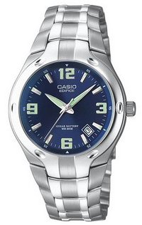 Casio #EF106D-2AV Men's Edifice 10-Year-Battery Bracelet Watch