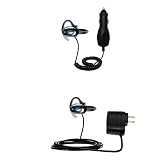Essential Kit for the Motorola Headset H700 - includes Car and Wall Charger with Rapid Charge Technology - Gomadic Brand w/ TipExchange Technology