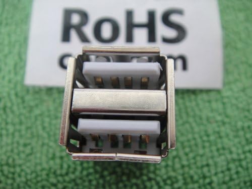 HOT SALE!!! BARGAIN PRICE!!! 3PCS USB 4-pin 2.0 Port Jack A Female,Dual Stacked PCB for Wii HP DELL ACER US14 in Computers/Tablets