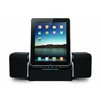 iLuv iMM747 Audio Cube Hi-Fidelity Speaker Dock for 2nd Generation Apple iPad 2 WiFi / 3G Model 16GB, 32GB, 64GB NEWEST Model and for Apple iPhone 4 (Black)