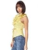 Cascade Ruffle Halter with Lace Product Image