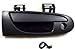 PT Auto Warehouse MI-3603S-FR - Outer Exterior Outside Door Handle, Smooth Black - Right Passenger Side, Replaces 5175332AA, MB913152, MR712053