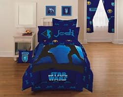 STAR WARS FULL COMFORTER, Bedding, NEW Duel Light Saber Boy