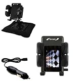 iRiver Clix Auto Bean Bag Dash Holder with Car Charger - Uses Gomadic TipExchange