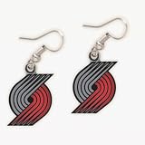 Portland Trail Blazers Official Logo Earrings