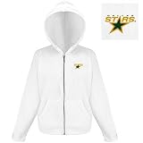 Dallas Stars Hooded Tackle Twill Sweatshirt, Size= Large