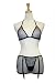 How To Measure Bra Sizes : Exposed By Magic Silk Queen Size Fishnet Skort Set With Garters, Black, One Size