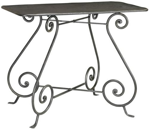 Gramercy Console Table 39x18 BLACK PAINTED