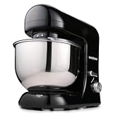Klarstein TK2-Mix8-B Bella Nera Küchenmaschine 1200 W, 5 Liter