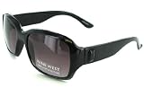 NWT Women's Nine West Large Black Frame UV Sunglasses