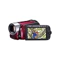 Canon LEGRIA FS406 Camcorder - Red (37x Optical Zoom, 2.7 inch Widescreen LCD)