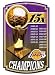 Los Angeles LAKERS 15 Time NBA Champs Wooden Sign