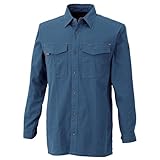 CUC 長袖シャツ ロイヤルブルー 3Lサイズ 7501