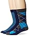 Ben Sherman Men's 3 Pack David Crew Socks, Navy, 9-12/6-11