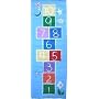LA Rug Primary Hopscotch Rug 19"x29"