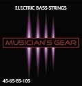 Musicians Gear Electric 4-String Nickel Plated Steel Bass Strings