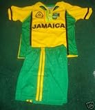 JAMAICA SOCCER JERSEY KIDS SET sizes:4-6-8-10-12-14