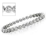 WOMENS DIAMOND ETERNITY BRACELET - 10.80 CT