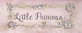 Little Princess by Gail Eads. CANVAS with 3/4 inch bars. 10.00 inches width by 4.00 inches height. Highest Quality Art Poster Print