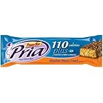 #2: PowerBar Pria Nutritional Bar, 110 Calories, Chocolate Peanut Crunch, .98-Ounce Bars (Pack of 30)