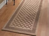 Beige Hand-Loomed Cotton Runner