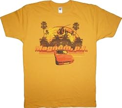 Magnum P.I. Toys Chopper and Ferrari Gold T-Shirt