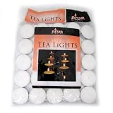 Tealight Candles White Unscented Set of 100