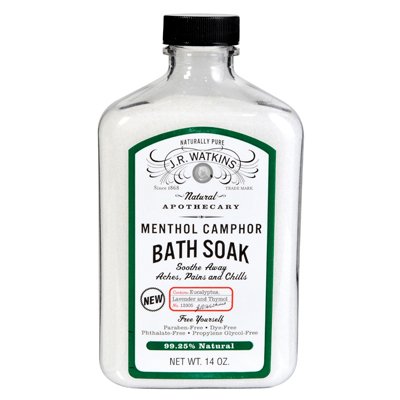 JR Watkins Natural Apothecary Menthol Camphor Bath Soak 14 oz