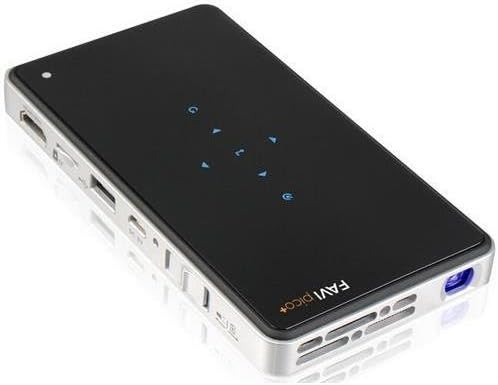Favi Entertainment FAVI pico+ J6-LED-PICO DLP Projector - EDTV - 854 x 480 - 85 lm - HDMI - USB - Wireless LAN - Secure Digital (SD)