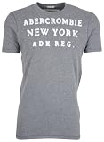 Abercrombie & Fitch Mens T-Shirt Classic Crew Neck Grey