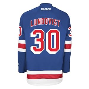 Henrik Lundqvist New York Rangers Reebok Premier Replica Home NHL Hockey Jersey Size M