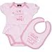 NFL Team Newborn Baby Gerber Two Pack Short Sleeve Bodysuit Creepers (0-3 Months, Pink San Diego Chargers)