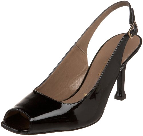 Bruno Magli Women's Lorel Slingback Pump,Black,37 EU/7 M US